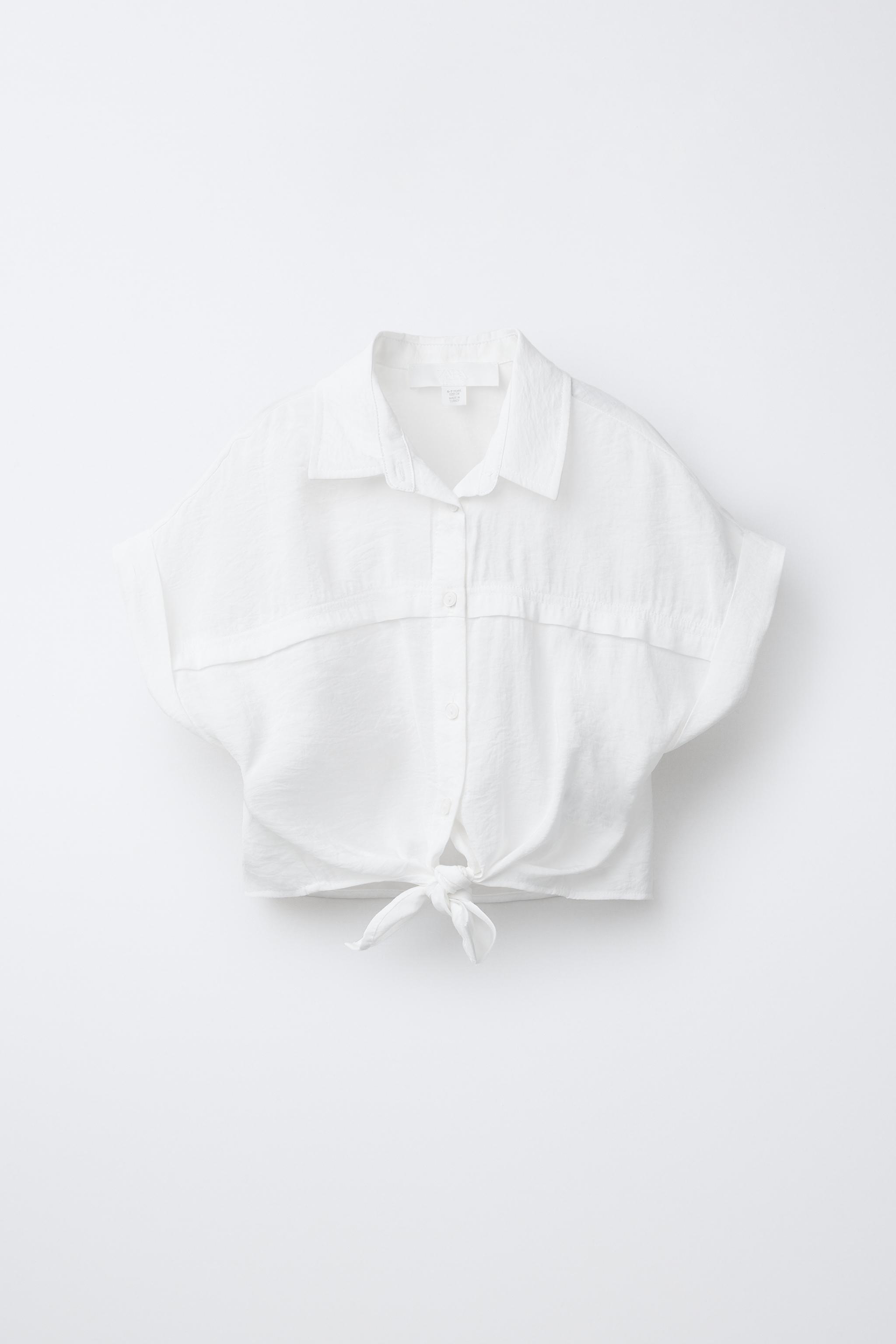 CHEMISE FLUIDE À NŒUD